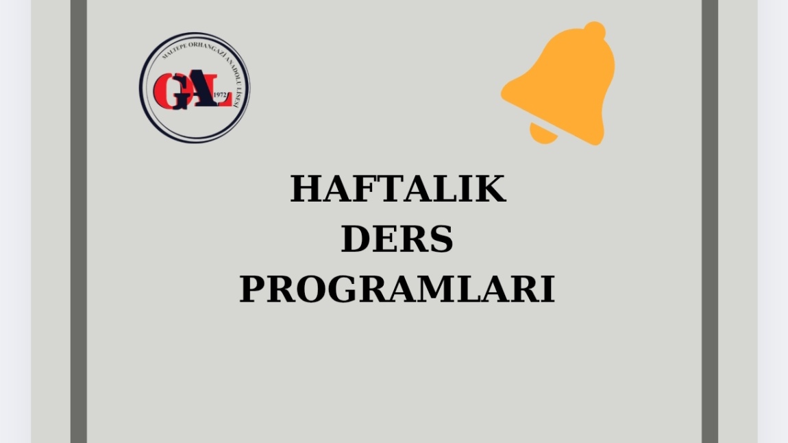 03 ŞUBAT 2025 PAZARETSİ GÜNÜNDEN İTİBAREN GEÇERLİ OLAN DERS PROGRAMLARI